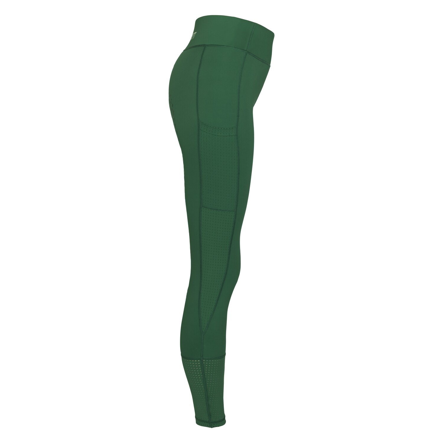 black forest Grip-Vollbesatz-Reitleggings mit Mesh - pine green