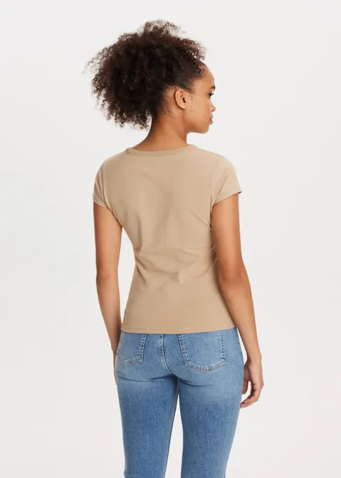 Basic t-shirt zand (ZAND)
