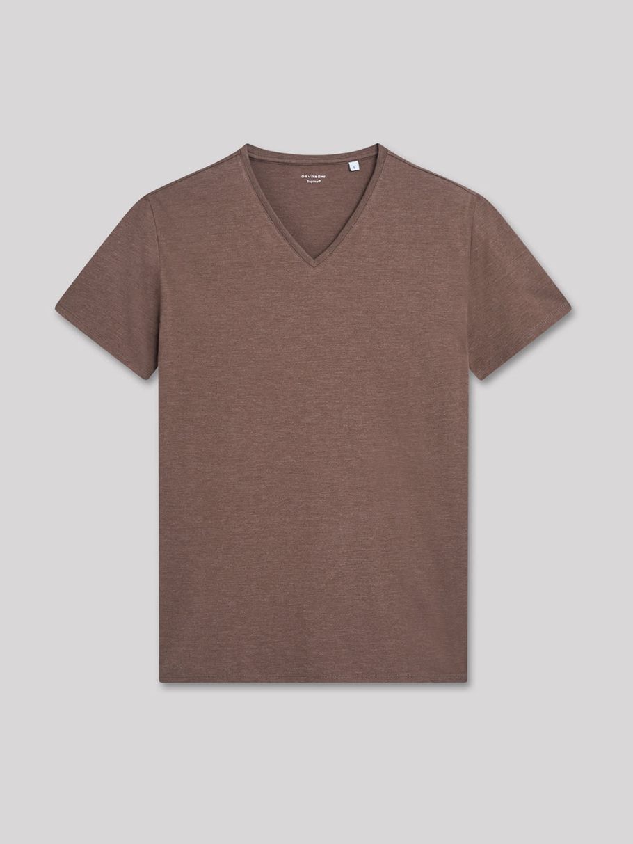 Tee-shirt col v uni