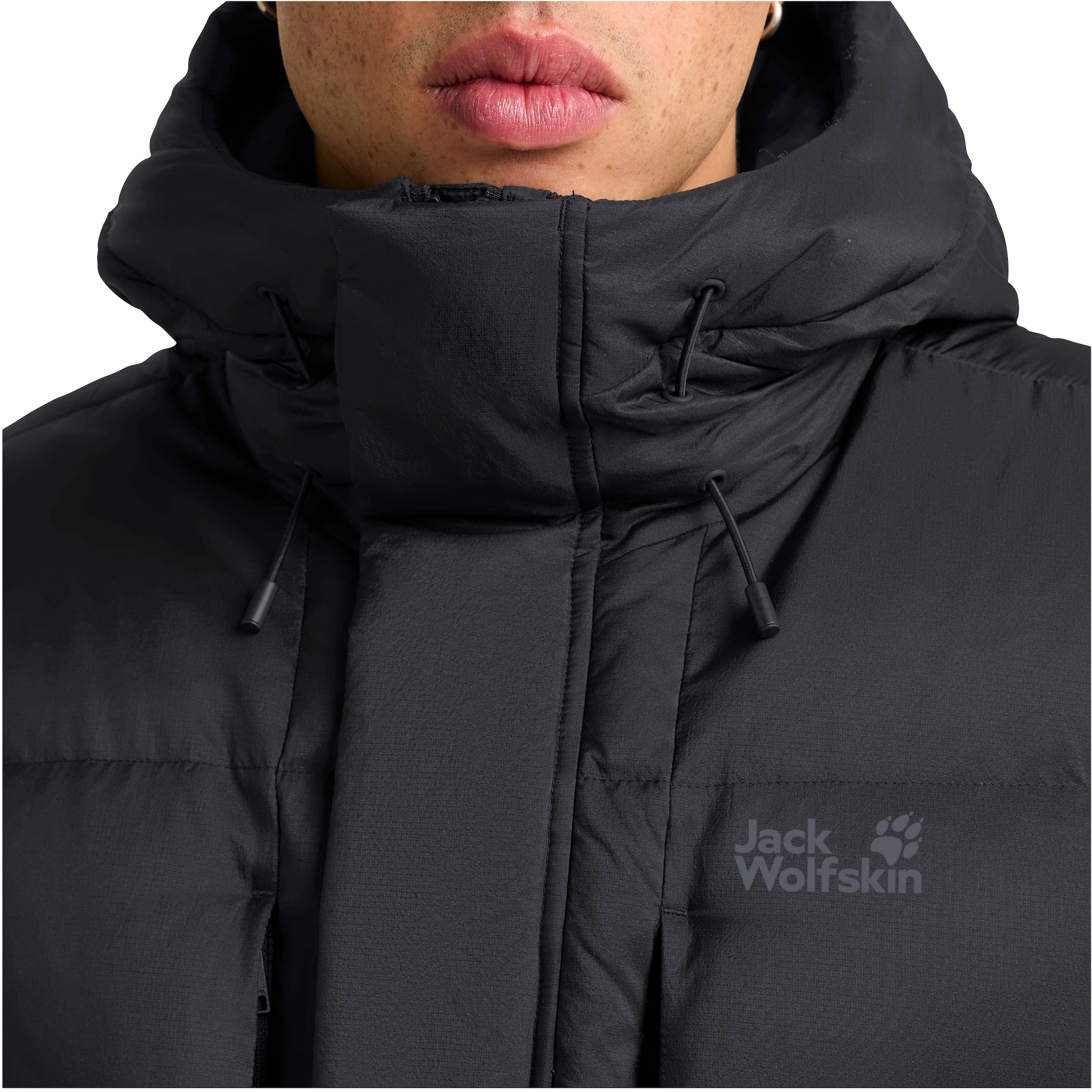 Jack Wolfskin Daunenjacke »ICY HILL COAT« mit Kapuze Wärmend, winddicht, Daunenparka