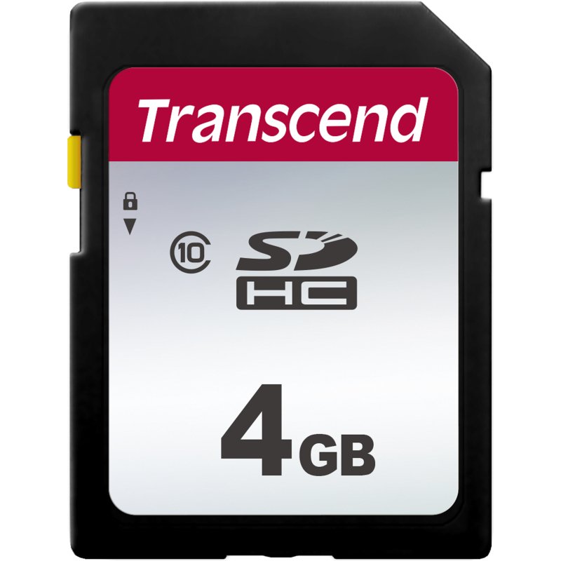 Transcend SDHC 300S 4GB 4 Go NAND Classe 10