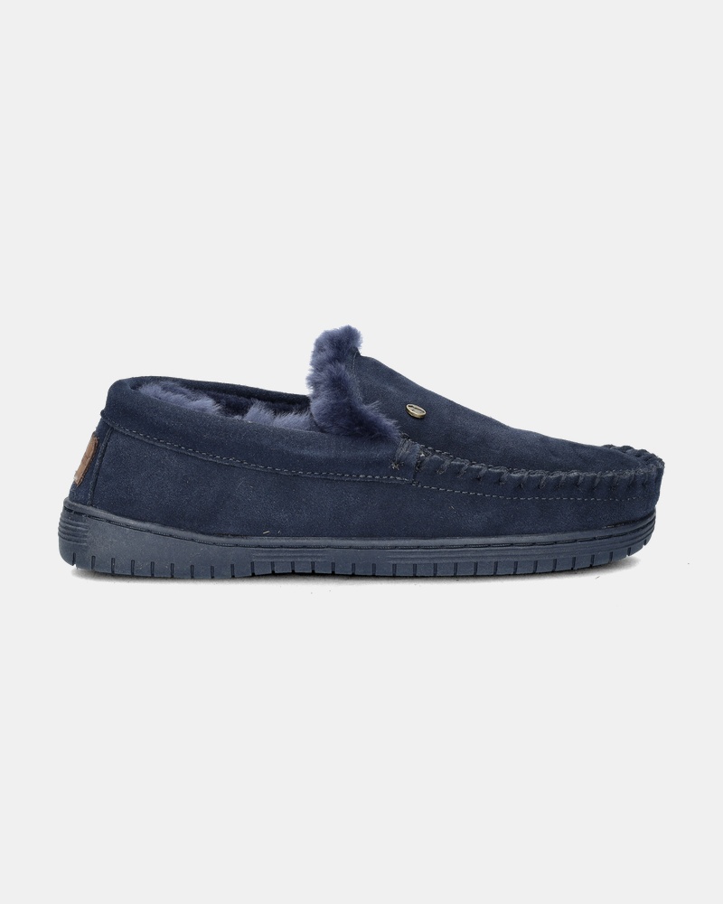 Warmbat Australia Grizzly Pantoffels  - blauw