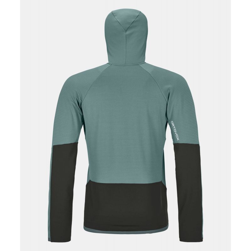 Fleece Rib Hoody - Polaire en laine mérinos homme