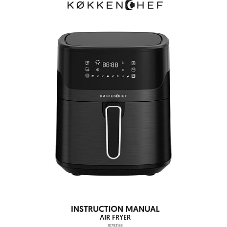 Køkkenchef Airfryer - sort