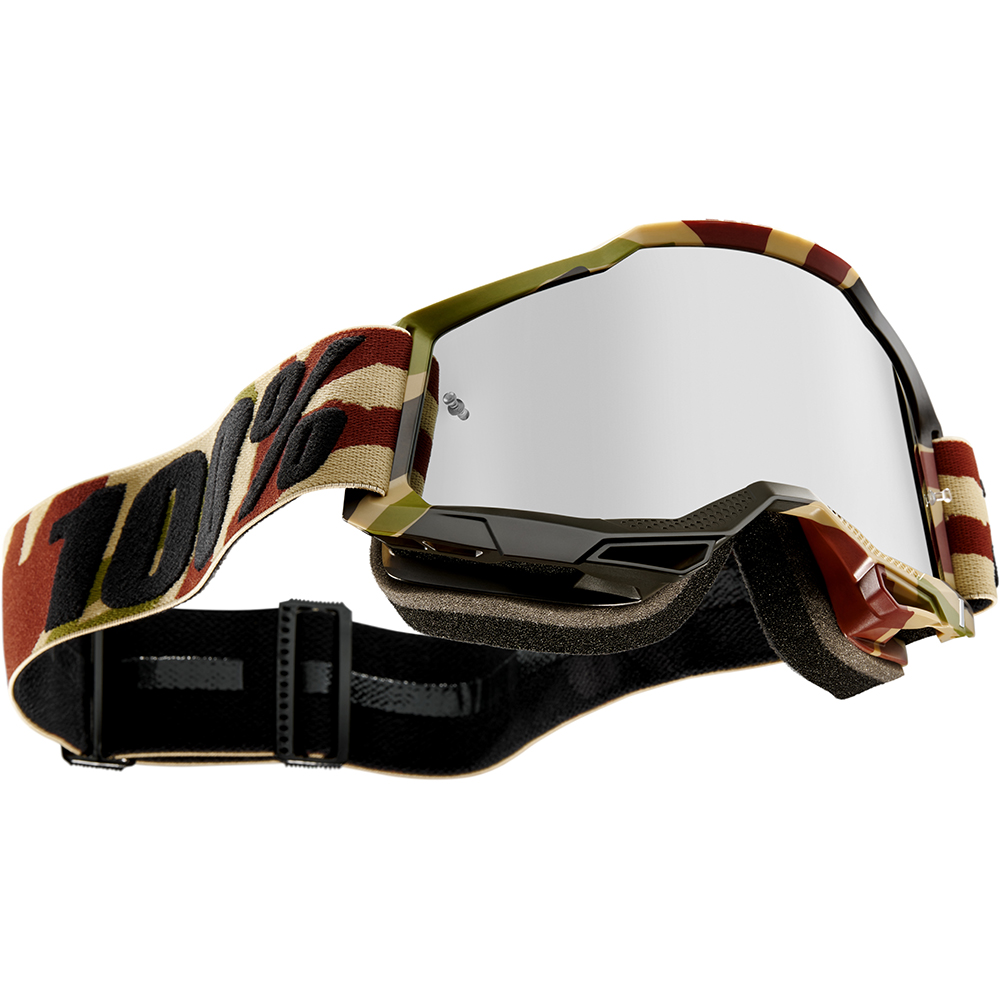100% - Masque Accuri 2 Mission - Silver Flash Mirror Camouflage Marron