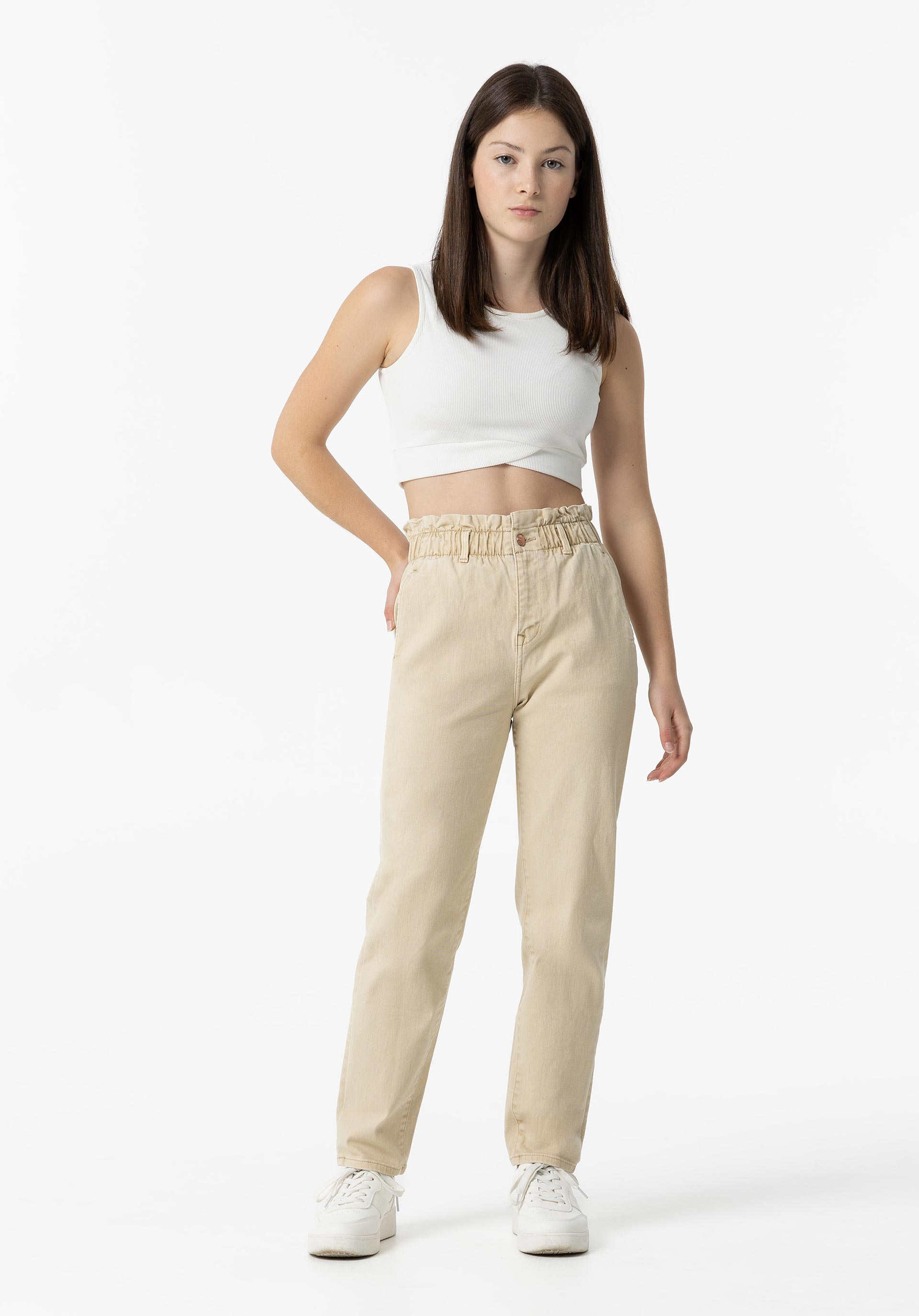Jeans Millie Paperbag Cintura Alta