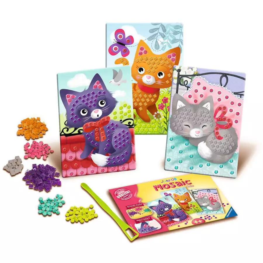Ravensburger Mosaic Junior Cats bunt