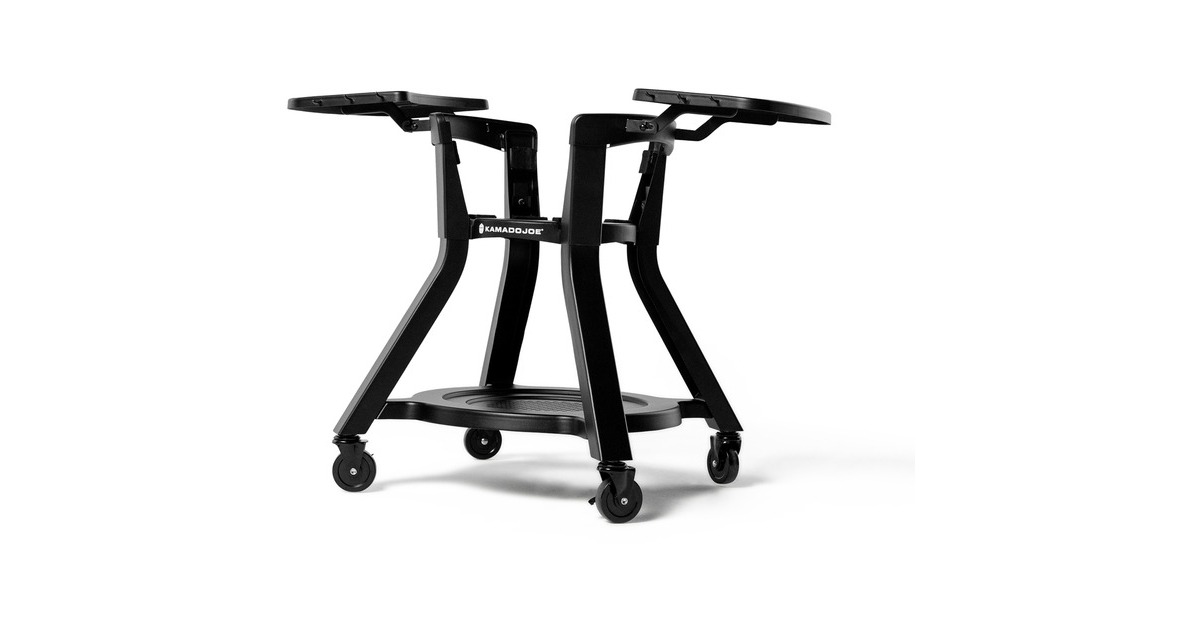 Kamado JoeJoe Jr®-kar met zijtafels barbecuewagen  (Zwart)