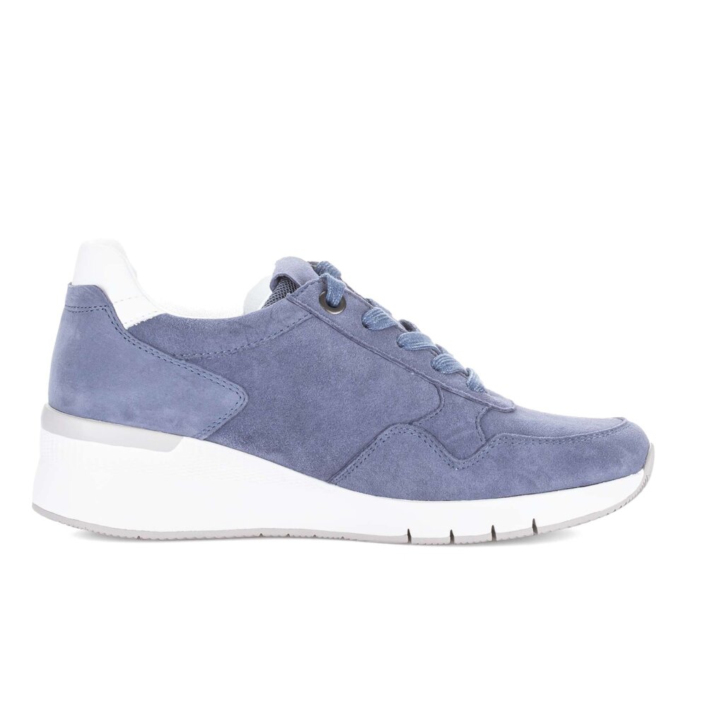 Lage sneaker blauw