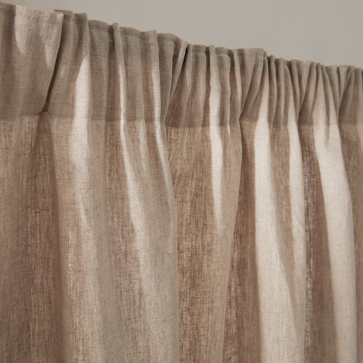 LA REDOUTE INTERIEURS<br>Cortina de linho lavado Onega