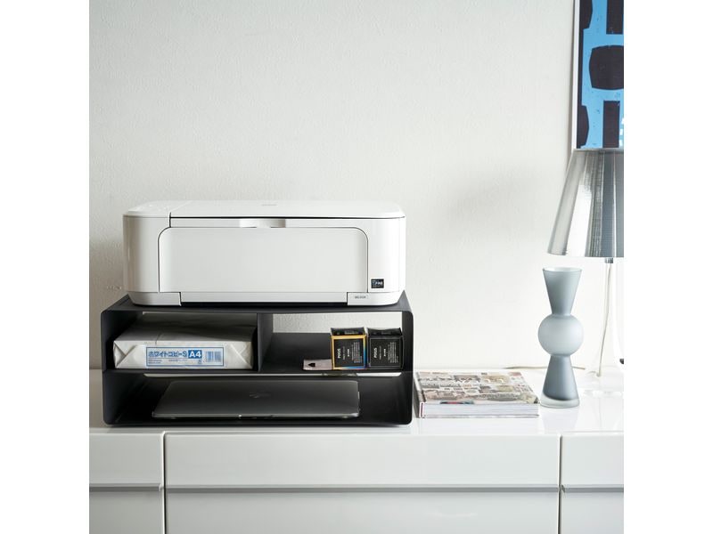 Yamazaki Multifunktionswagen Tower Schwarz Rollbares Regal