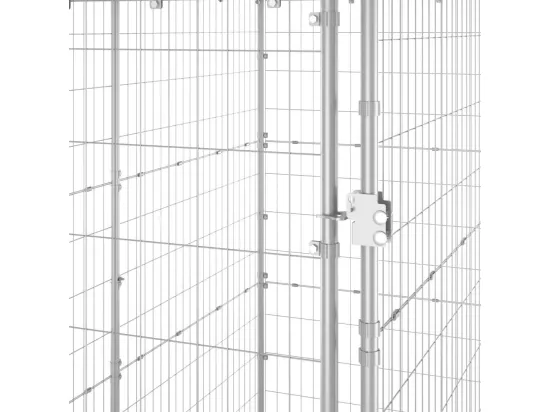 Chenil extérieur cage enclos 110 x 220 x 180 cm 02_0000431