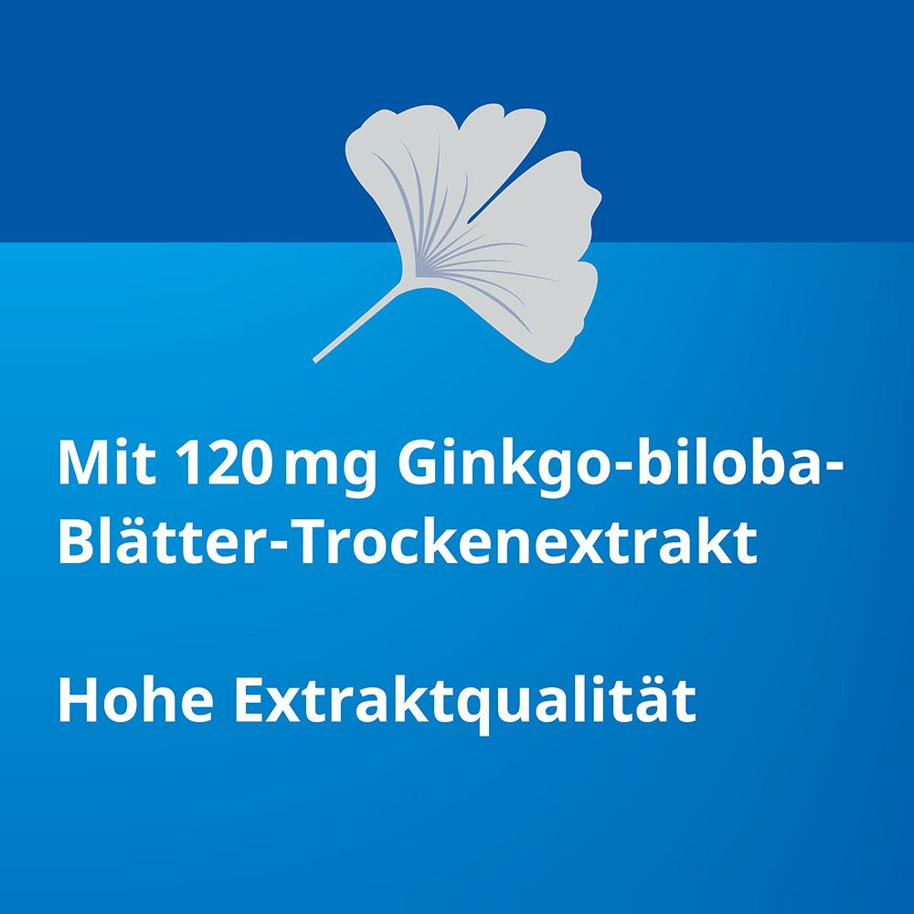 Ginkgo Biloba STADA® 120 mg bei Gedächtnis- und Konzentrationsstörungen