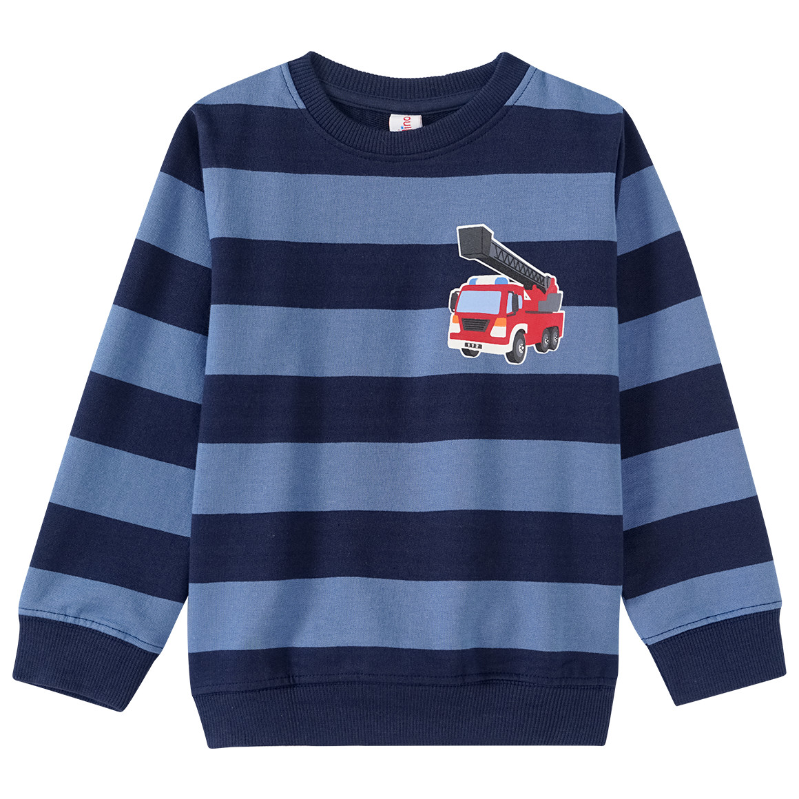 Topolino Jungen Sweatshirt mit Streifen dunkelblau / blaugrau