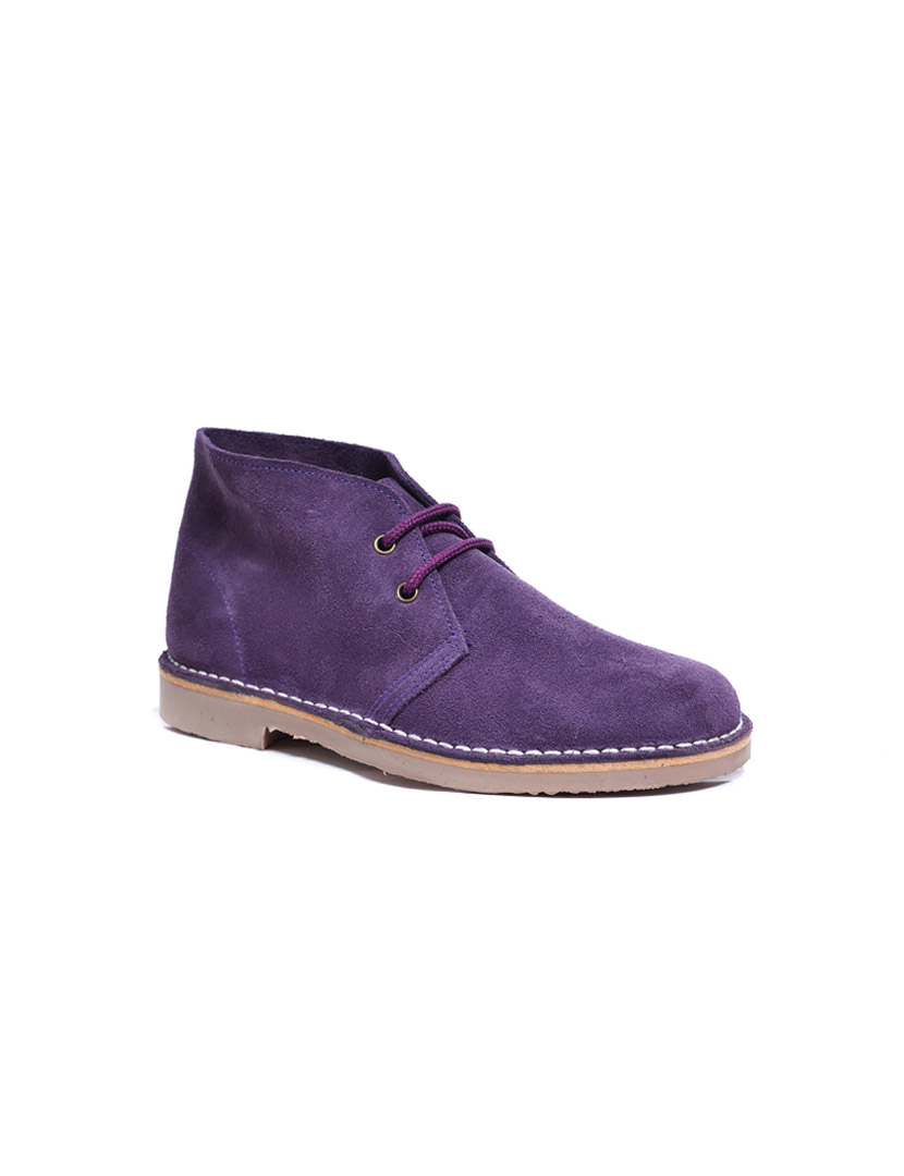 Safari Kids Boots with Laces Purple