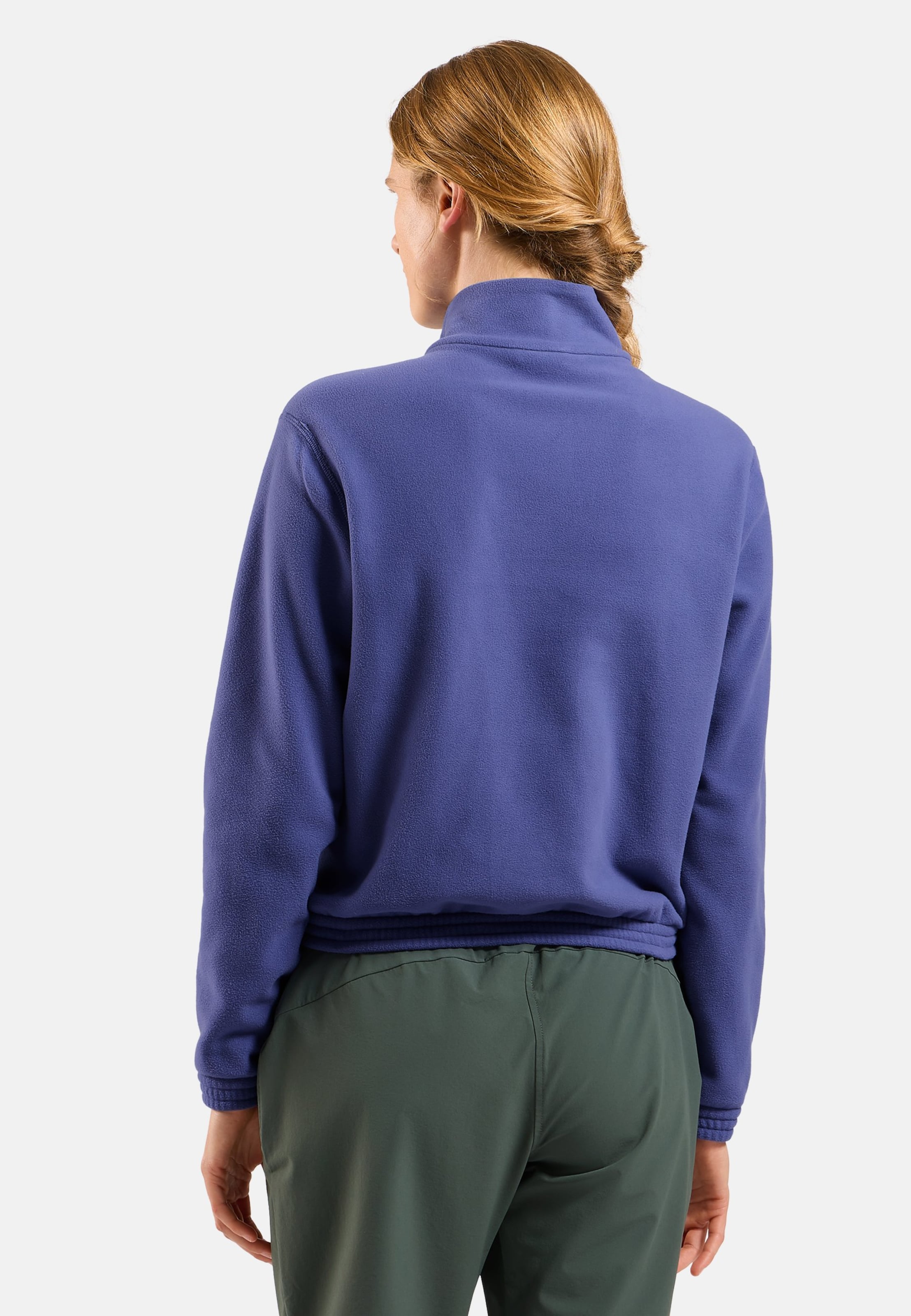 Klassischer Essentials Multisport Mid Layer aus Fleece mit Halbreissverschluss in Skipper Blue