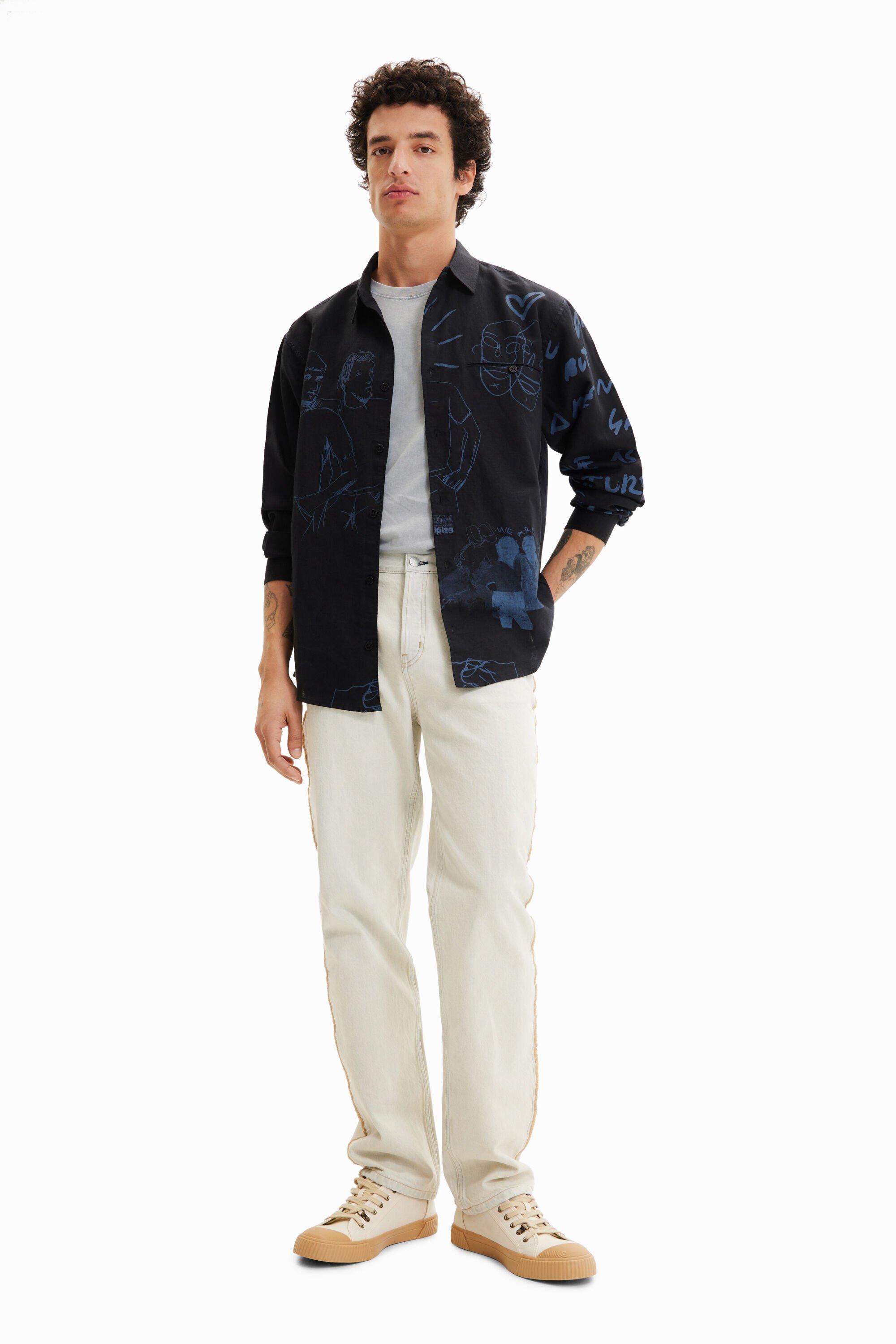 Chemise lin illustrations