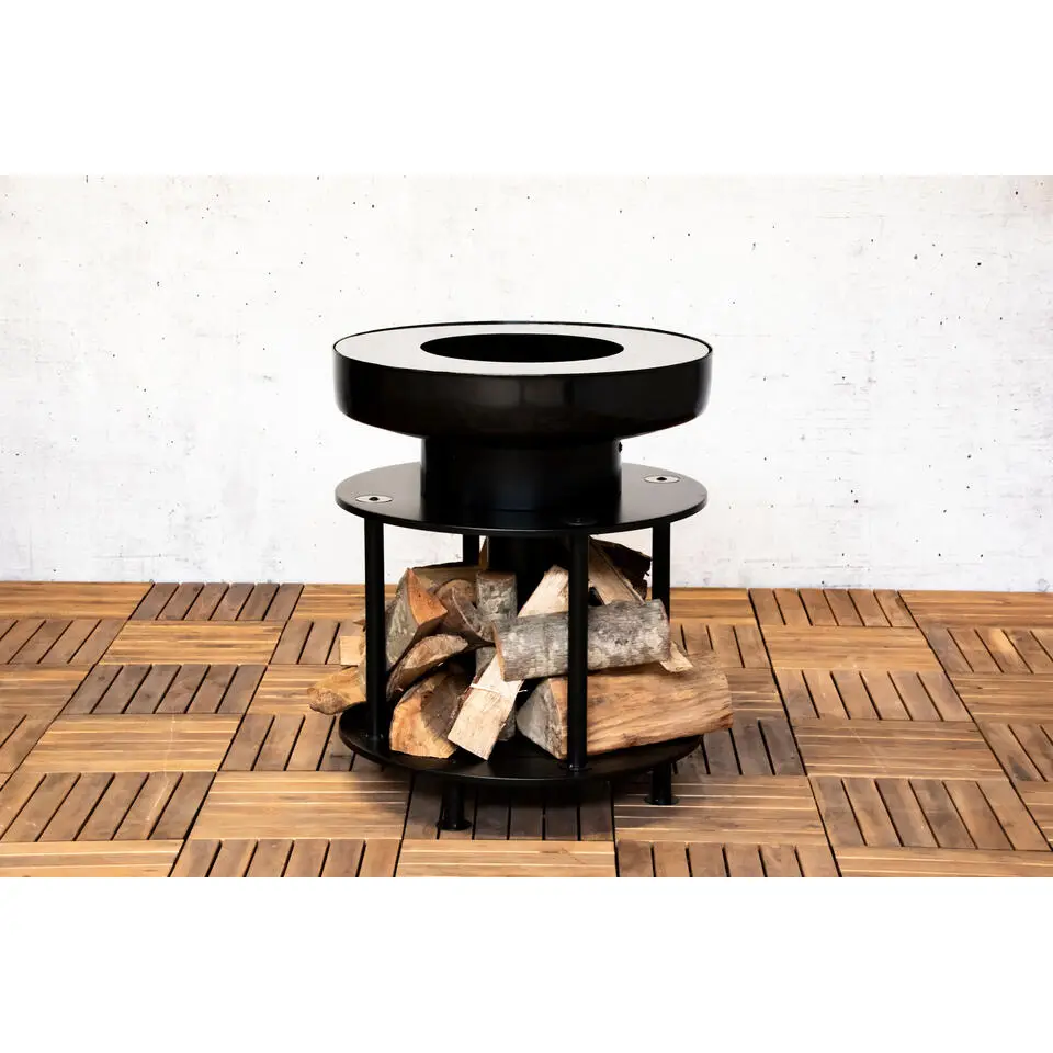 Sens-Line - Mila bbq firepit - 56x56x65cm - Zwart