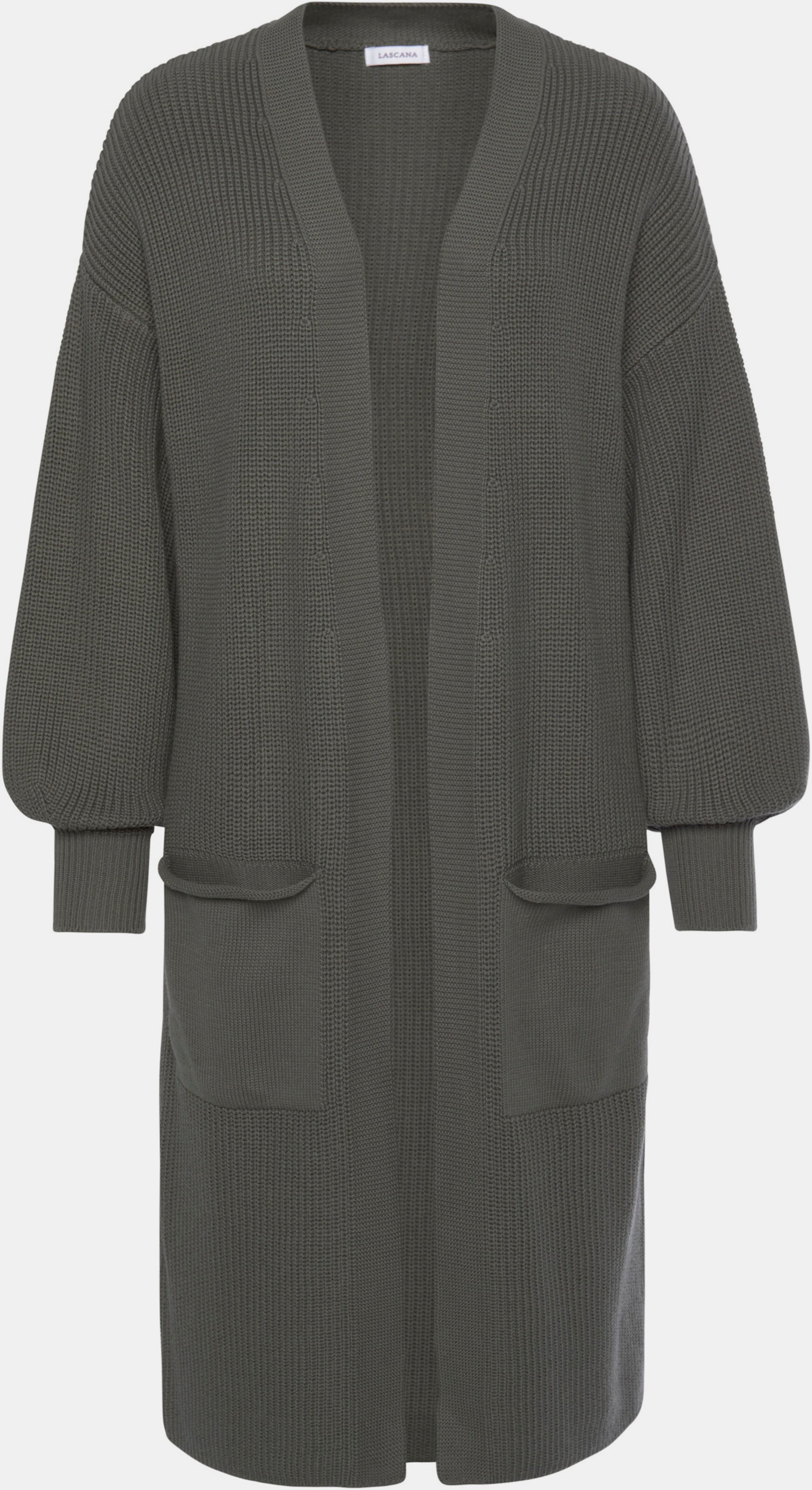 Longstrickjacke