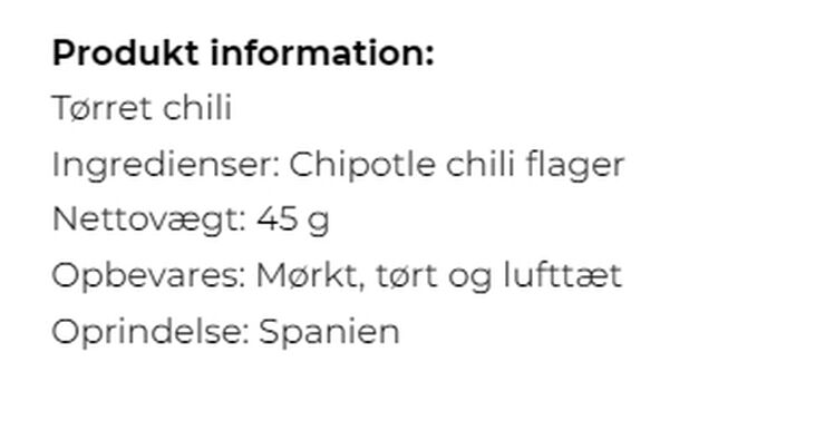 Mill & Mortar Chipotle chiliflager No color