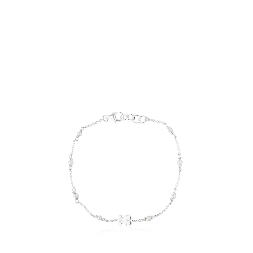 Pulseira de prata com pérolas cultivadas de 0,25 cm. Super Poderosa