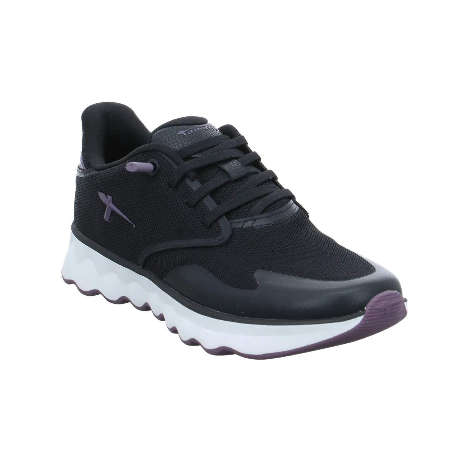 TAMARIS Sneaker Schwarz Textil  mit Wechselfussbett