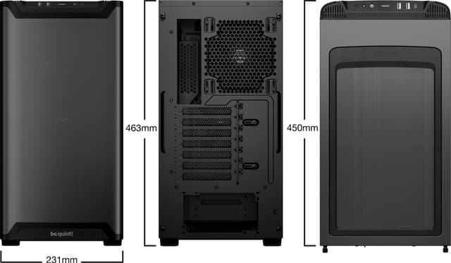 Be quiet! PURE BASE 501 Airflow PC-kabinet (sort)