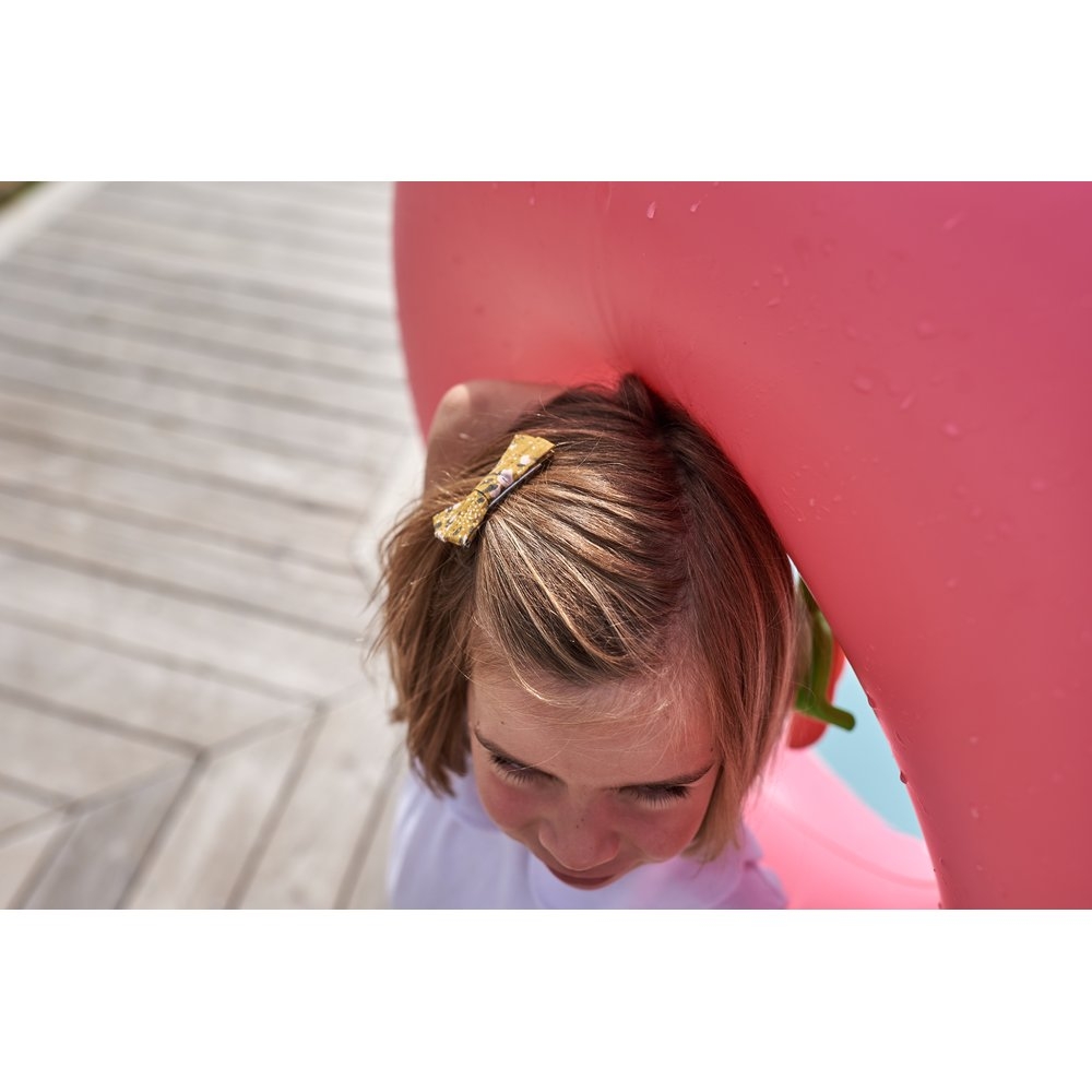 Barrette Noeud Ruban Gypso Ocre
