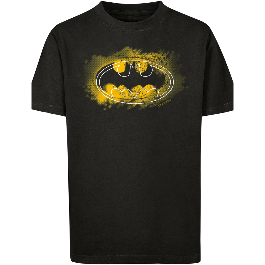 F4NT4STIC T-Shirt DC Comics Batman Spray Logo schwarz