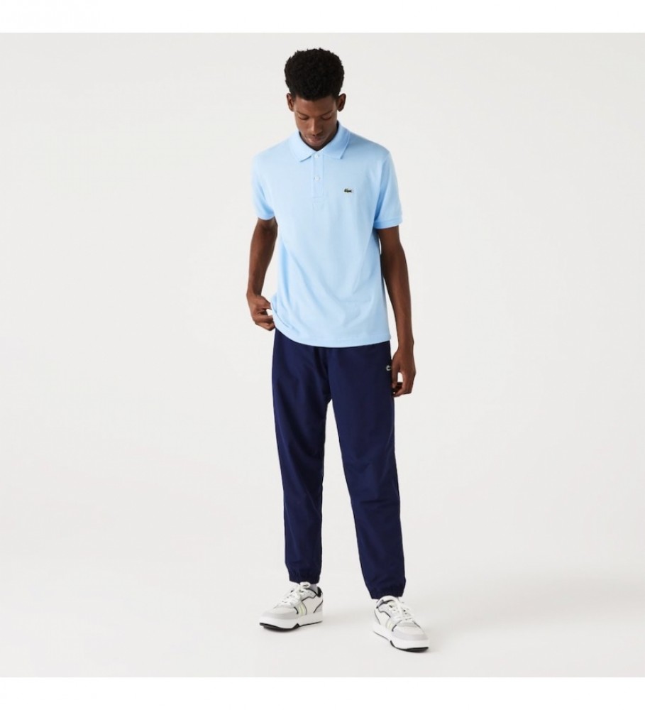 Camisa polo Lacoste Classic Fit tamanho G (12, 12) azul claro