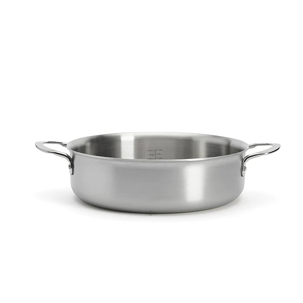 Sautoir droit inox 28 cm Alchimy De Buyer
