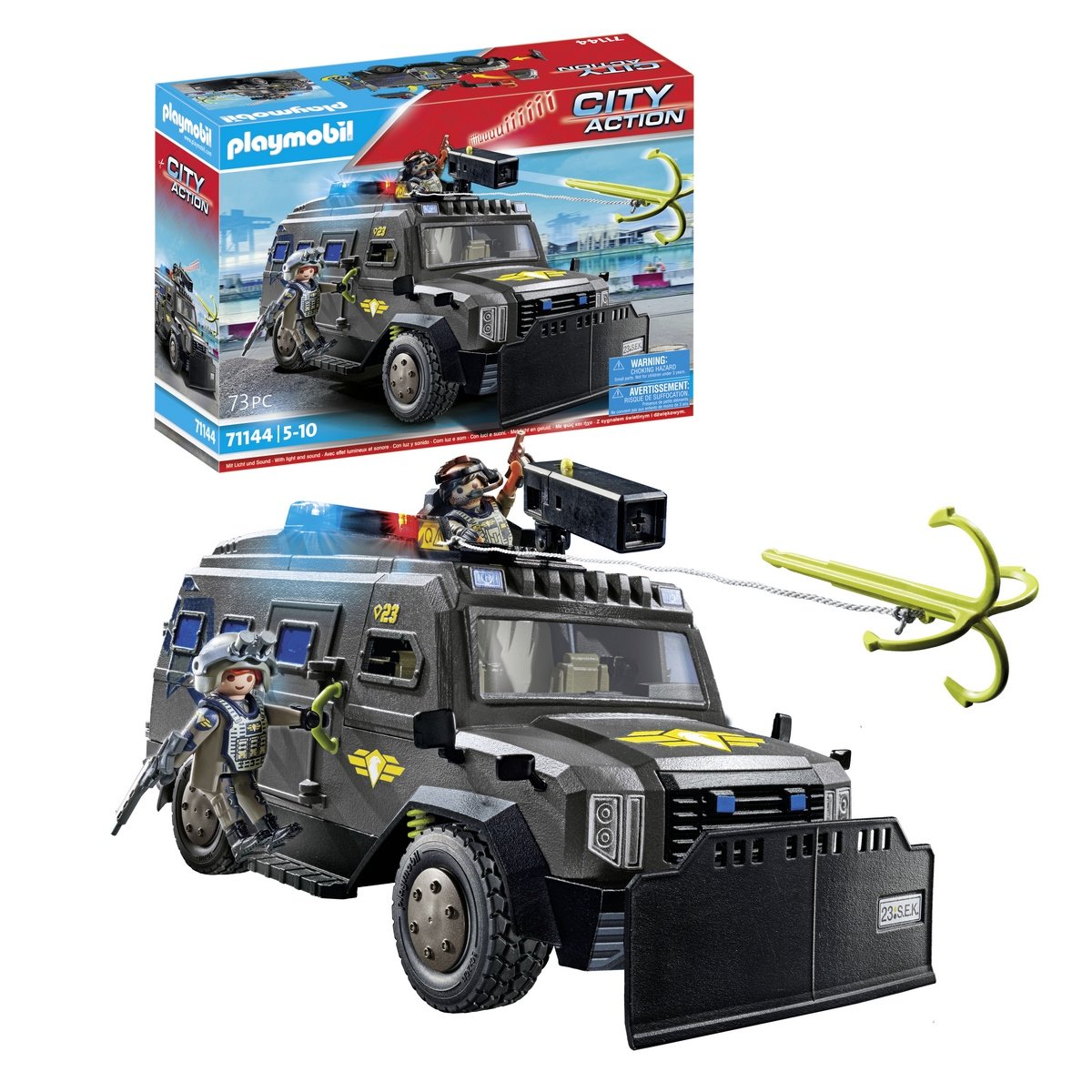 Véhicule d'intervention des forces spéciales Playmobil City Action 71144