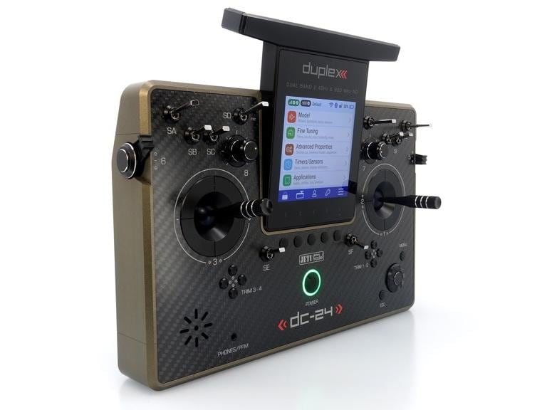 Jeti Fernsteuerung DC-24 II Carbon Line Bronze Professioneller 2.4 GHz Duplex Pultsender