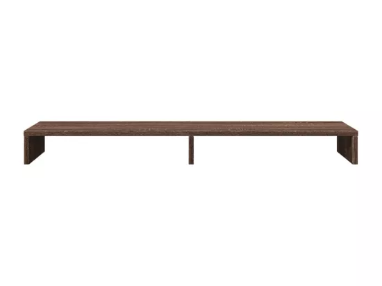 Support de moniteur chêne marron 100x27x10 cm bois d'ingénierie