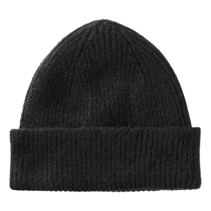 Le Bonnet Amsterdam Bonnet Laine et Angora | Noir