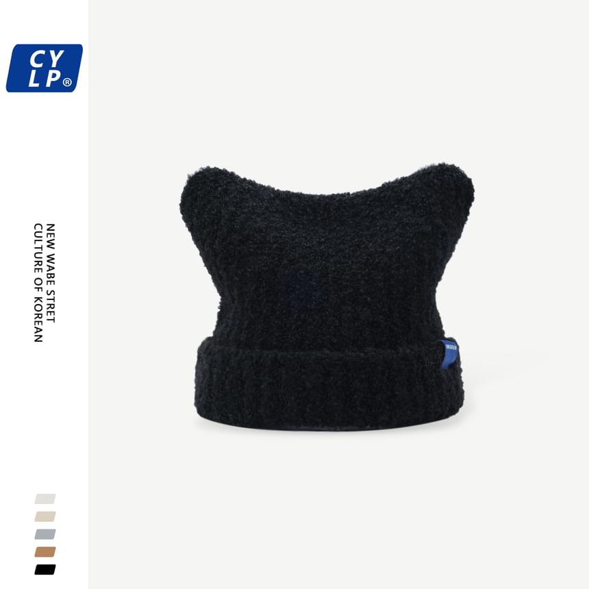 HARPY - Gebreide muts met kattenoren
