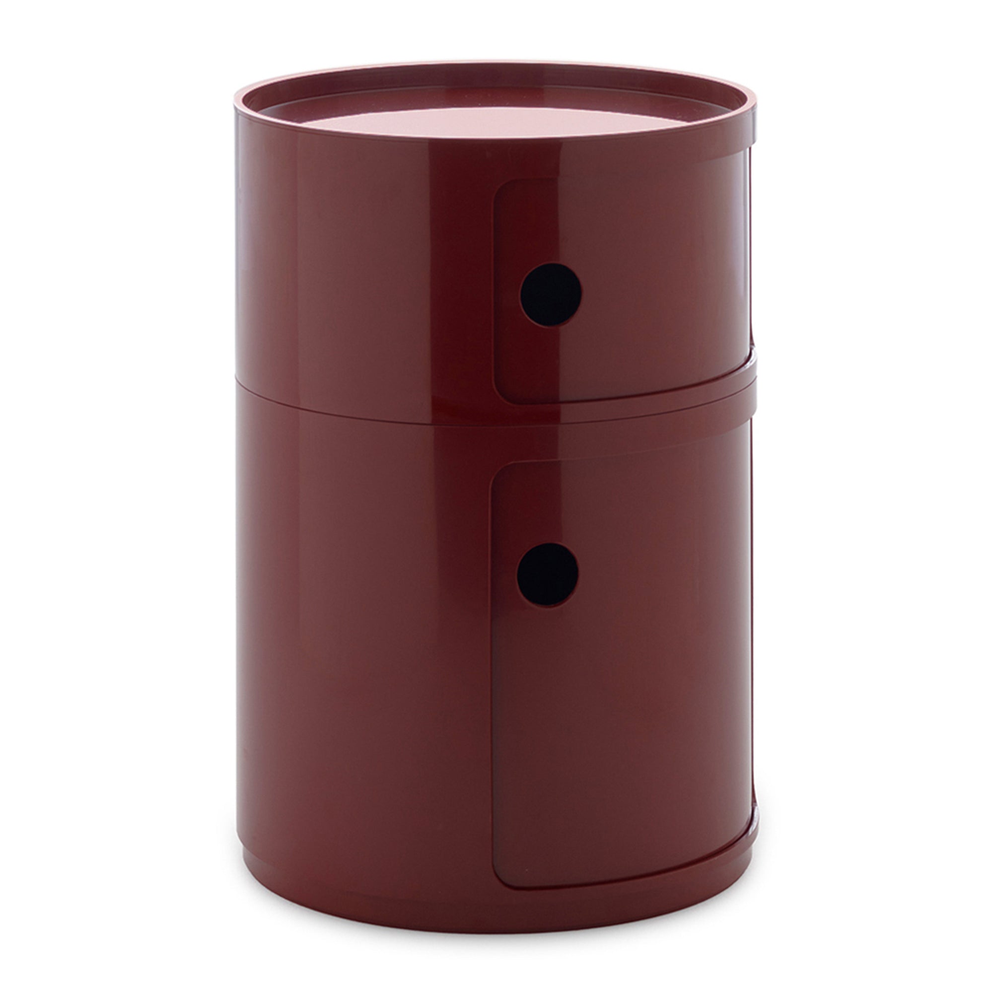 Kartell Componibili Kast Ã 42 cm - 2 Modules - Burgundy