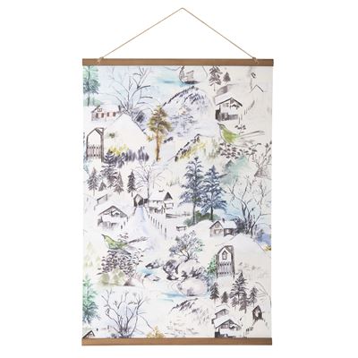 Affiche à suspendre paysage de montagne