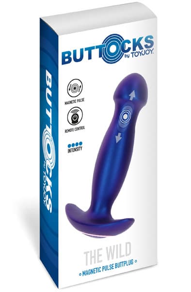 The Wild Magn Pulse Vibrating Plug Fjernstyrt analplugg