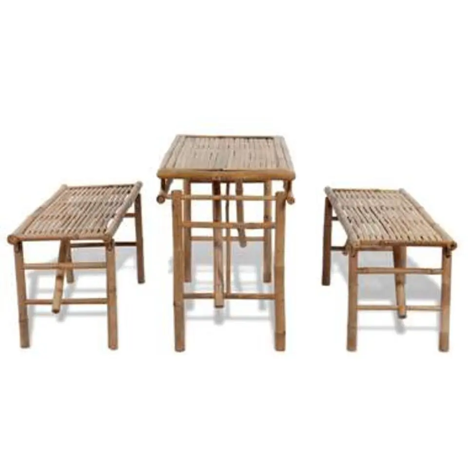 vidaXL - Kinderpicknicktafel - Bruin - Hout