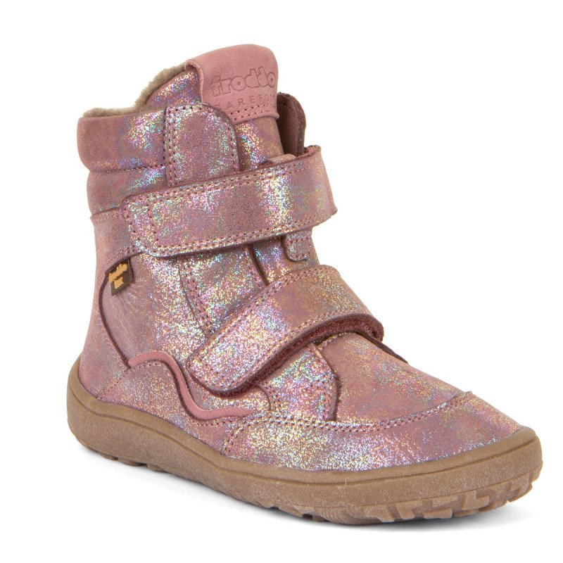 Froddo Froddo Barefoot Tex Winter Cuir Rose Brillant