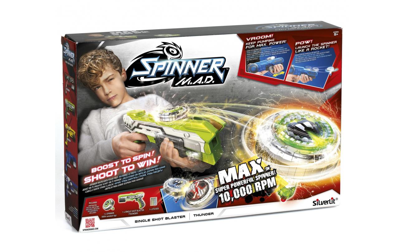 Spinner M.A.D. Single Shot Blaster groen