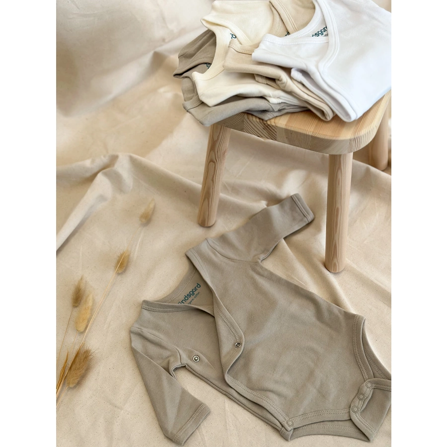 kindsgard Wickelbody trunder 5er-Pack langarm beige