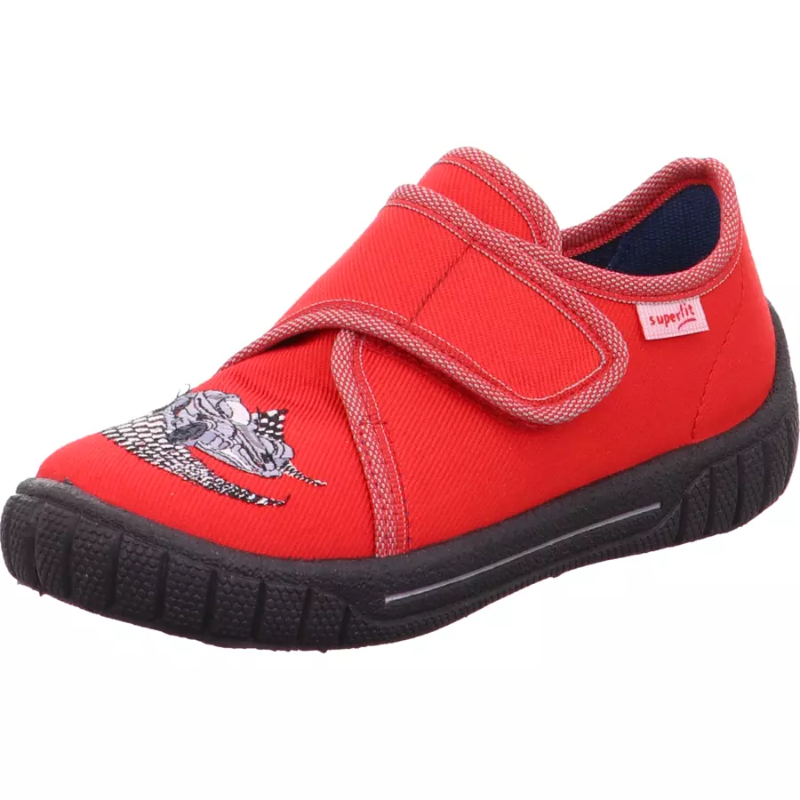 superfit Hausschuh Bill rotgrau (mittel)