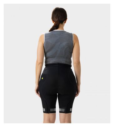 Cuissard Femme Sans Bretelle Alé Strada Noir/Blanc