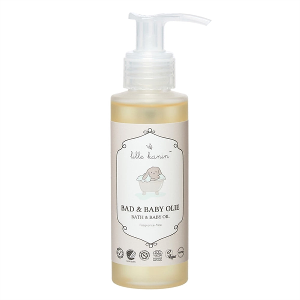 Bad & Baby Olie 100ml - Lille Kanin → Luksusbaby.dk