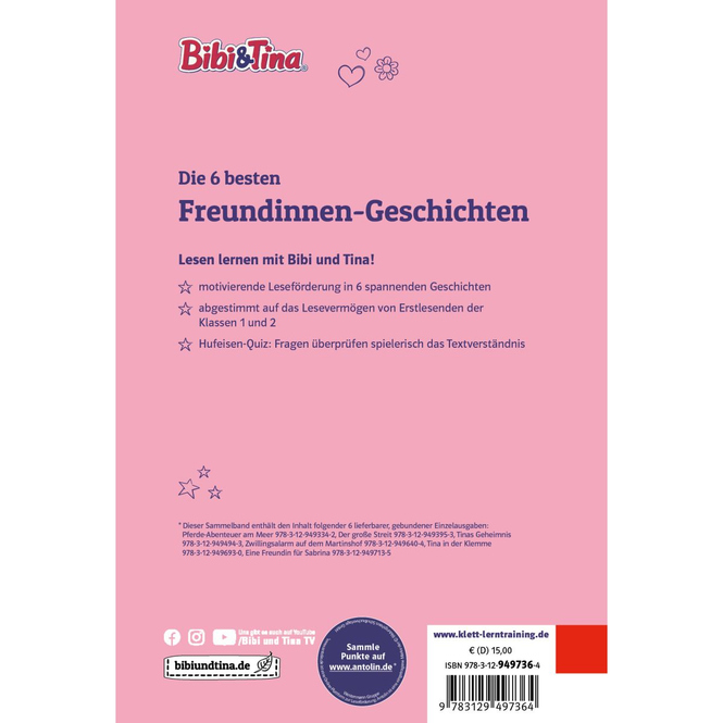 Bibi & Tina - Die 6 besten Freundinnen-Geschichten