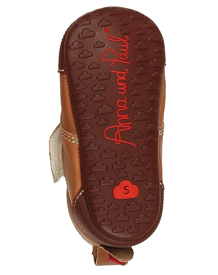 Krabbelschuhe CHARLIE in cognac