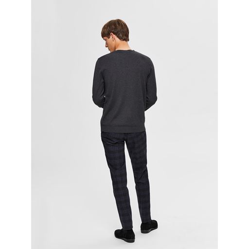 Selected Homme Berg Striktrøje, Antracit, L
