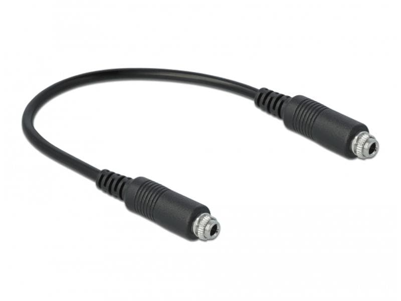 Delock Audio-Kabel 3.5 mm Klinke - 3.5 mm Klinke 0.25 m Delock Kabel Audio Klinke 3.5 mm Buchse zum Einbau > Audio Klinke 3.5 mm Buchse zum Einbau 3 Pin 25 cm